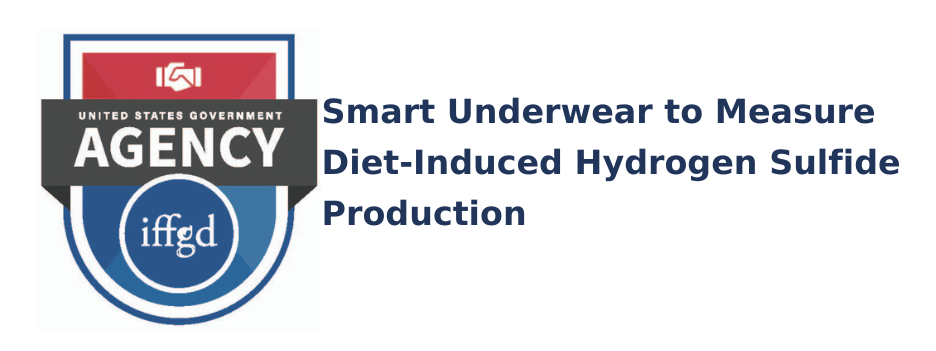 Smart Underwear to Measure Diet Induced Hydrogen Sulfide Production e1778522406514