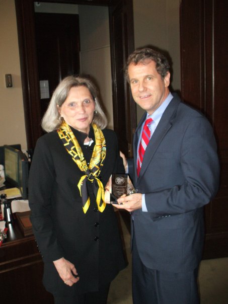 Nancy Norton meets with Senator Sherrod Brown (D-OH)